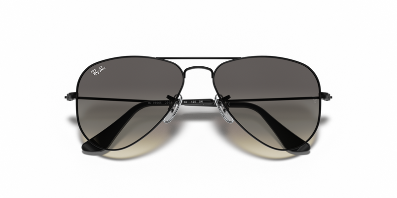 Ray-Ban Junior JUNIOR AVIATOR in Black - Alternate View