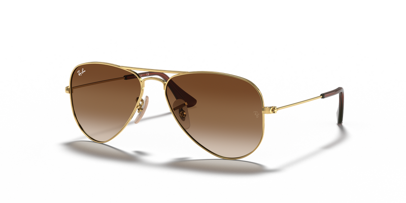 Ray-Ban Junior JUNIOR AVIATOR in Arista Gold - Alternate View