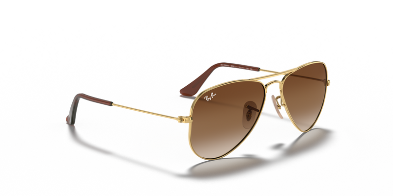 Ray-Ban Junior JUNIOR AVIATOR in Arista Gold - Alternate View