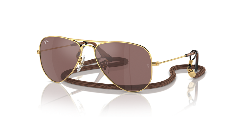 Ray-Ban Junior JUNIOR AVIATOR in Arista Gold - Alternate View