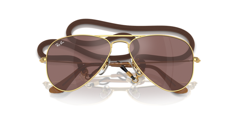 Ray-Ban Junior JUNIOR AVIATOR in Arista Gold - Alternate View