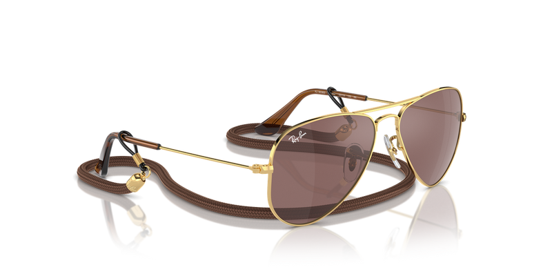 Ray-Ban Junior JUNIOR AVIATOR in Arista Gold - Alternate View