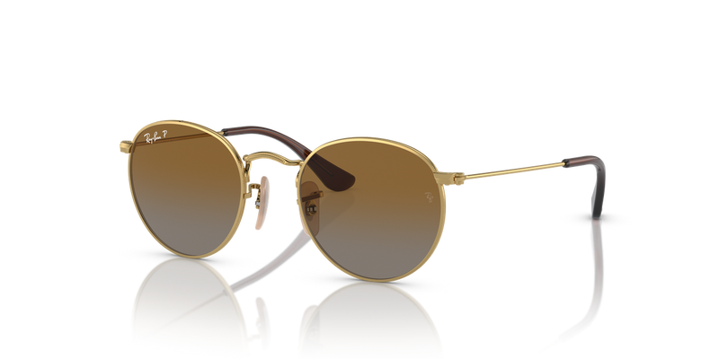 Ray-Ban Junior JUNIOR ROUND in Arista Gold - Front View