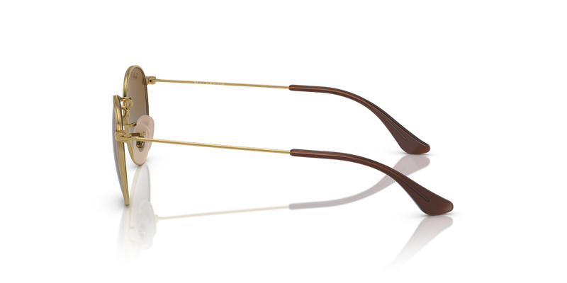 Ray-Ban Junior JUNIOR ROUND in Arista Gold - Back View