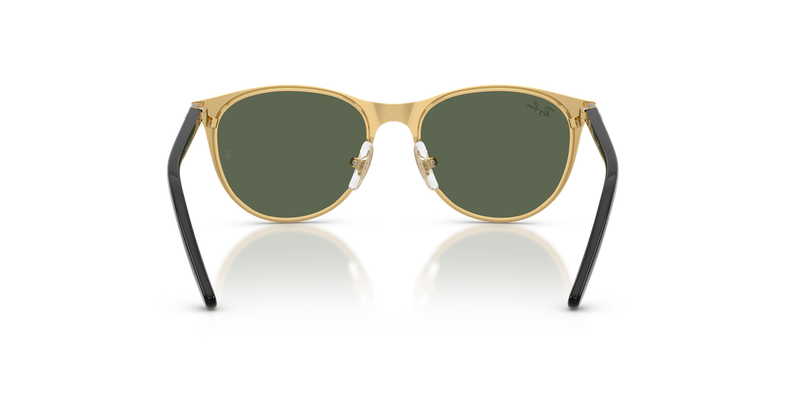 Ray-Ban Junior 0RJ9552S in Black On Gold - Temple Detail