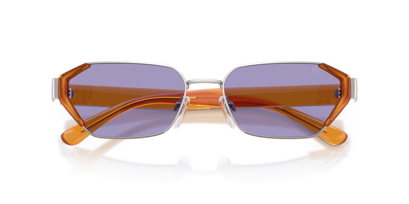 Ralph Lauren RL7094 in Shiny Silver / Violet (90011A) - Side View