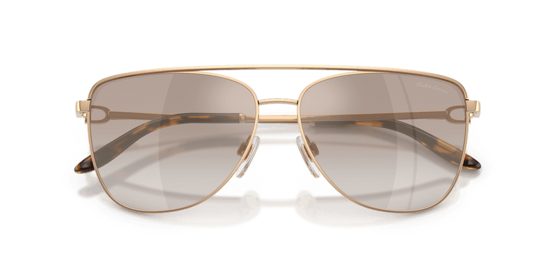 Ralph Lauren RL7096 in Semishiny Antique Gold / Gradient Brown Mirror Gold (94876E) - Alternate View