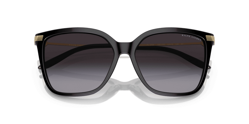 Ralph Lauren THE JACQUIE RL8209 in Shiny Black / Gradient Grey (50018G) - Alternate View