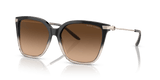 Shiny Grad Black/Transp Beige / Brown Gradient (602274)