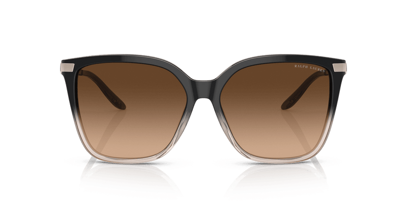 Ralph Lauren THE JACQUIE RL8209 in Shiny Grad Black/Transp Beige / Brown Gradient (602274) - Alternate View