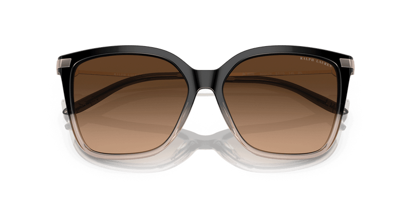 Ralph Lauren THE JACQUIE RL8209 in Shiny Grad Black/Transp Beige / Brown Gradient (602274) - Alternate View