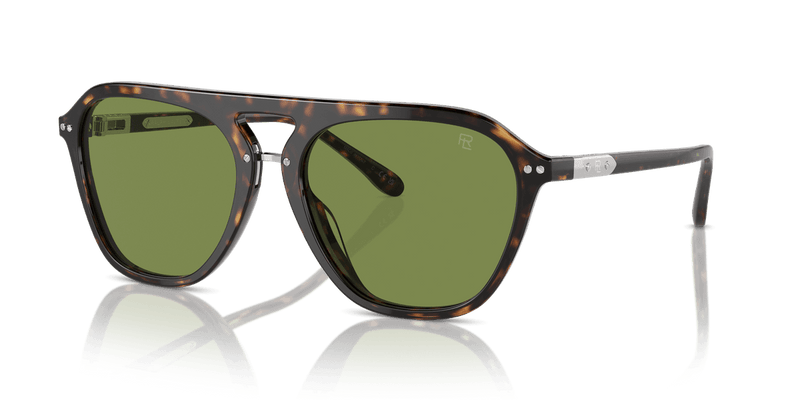 Ralph Lauren THE HUGH RL8219U in Dark Havana / Green (50034E) - Alternate View