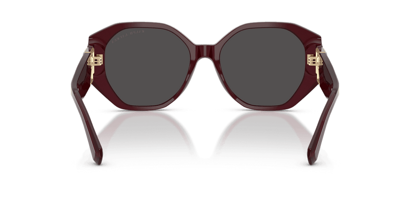 Ralph Lauren THE JULIETTE in Solid Bordeaux / Dark Grey (508387) - Back View