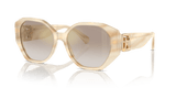 Oystershell Cream / Brown Gradient Mirror Gold (61766E)