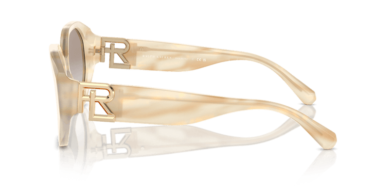Ralph Lauren THE JULIETTE in Oystershell Cream / Brown Gradient Mirror Gold (61766E) - Alternate View