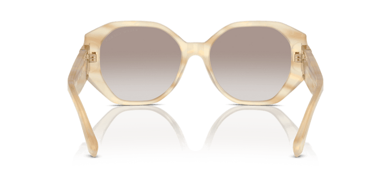 Ralph Lauren THE JULIETTE in Oystershell Cream / Brown Gradient Mirror Gold (61766E) - Alternate View
