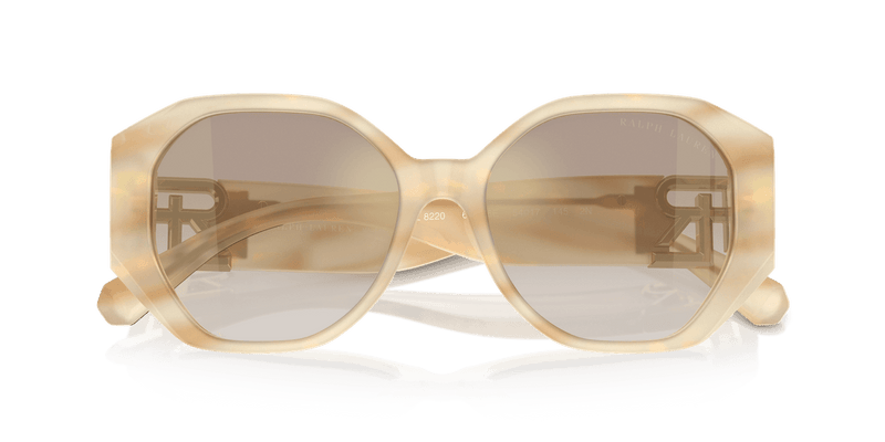 Ralph Lauren THE JULIETTE in Oystershell Cream / Brown Gradient Mirror Gold (61766E) - Alternate View