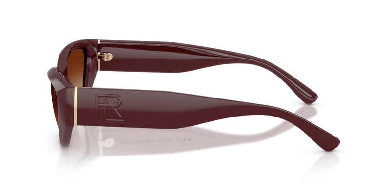 Ralph Lauren RL8231U in Bordeaux / Gradient Brown (551674) - Temple Detail
