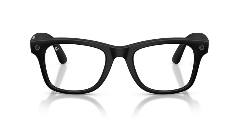 Ray-Ban Meta Wayfarer (Gen 3) - Matte Black / Clear/Green (601S1M)-variant-image