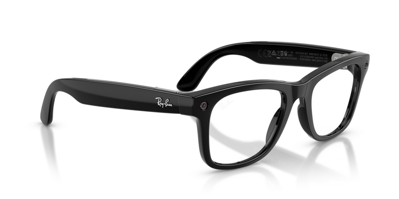 Ray-Ban Meta Wayfarer (Gen 3) - Shiny Black / Clear/Grey (601_1Z)-variant-image