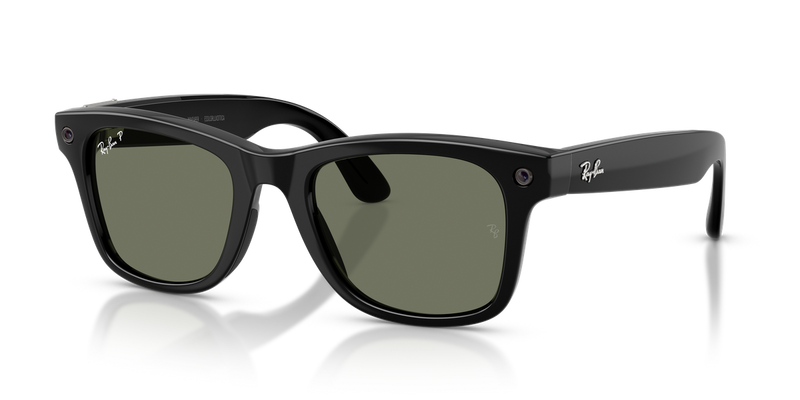 Ray-Ban Meta Wayfarer (Gen 3) - Shiny Black / Green Polarized (601_9A)