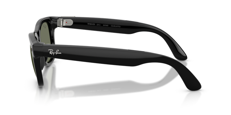 Ray-Ban Meta Wayfarer (Gen 3) - Shiny Black / Green Polarized (601_9A)-variant-image