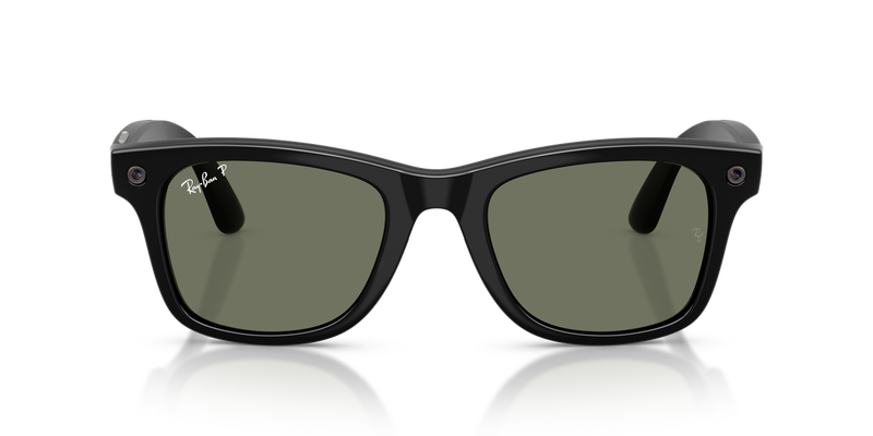 Ray-Ban Meta Wayfarer (Gen 3) - Shiny Black / Green Polarized (601_9A)-variant-image