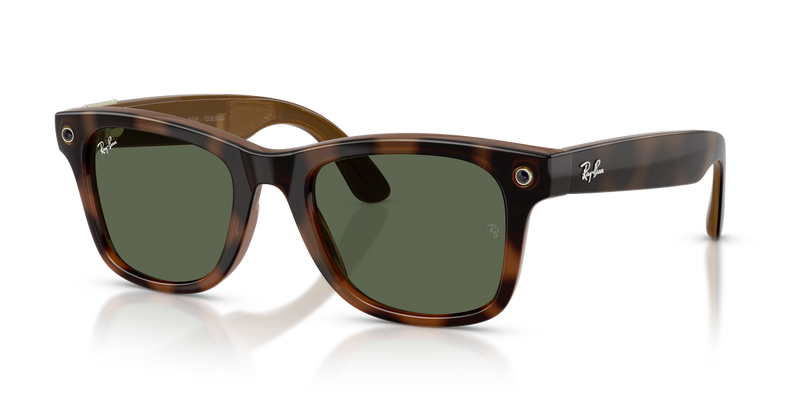 Ray-Ban Meta Wayfarer (Gen 3) - Havana / G-15 Green (690571)