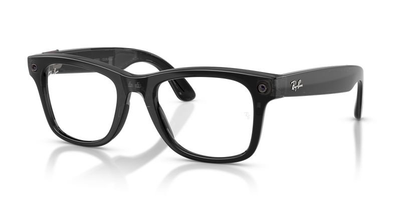 Ray-Ban Meta Wayfarer (Gen 3) - Transparent Black / Clear/Aquamarine (690680)
