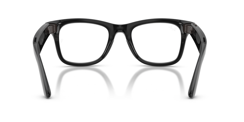 Ray-Ban Meta Wayfarer (Gen 3) - Transparent Black / Clear/Aquamarine (690680)-variant-image