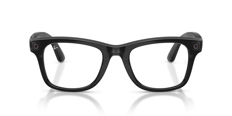 Ray-Ban Meta Wayfarer (Gen 3) - Transparent Black / Clear/Aquamarine (690680)-variant-image