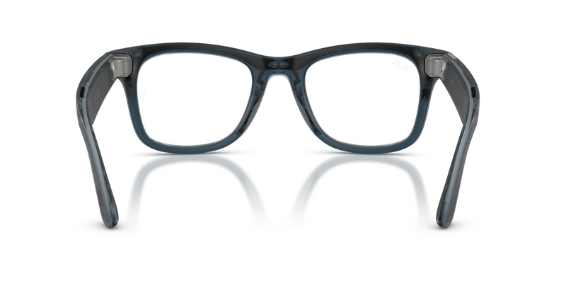 Ray-Ban Meta Wayfarer (Gen 3) - Transparent Ocean Blue / Clear/Grey (69211Z)-variant-image
