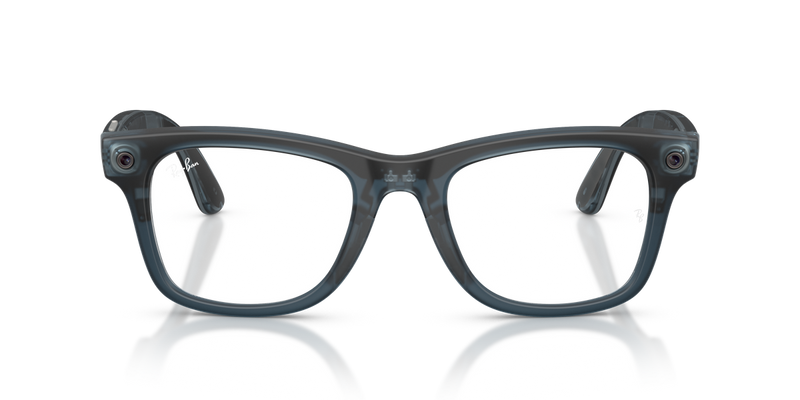 Ray-Ban Meta Wayfarer (Gen 3) - Transparent Ocean Blue / Clear/Grey (69211Z)-variant-image