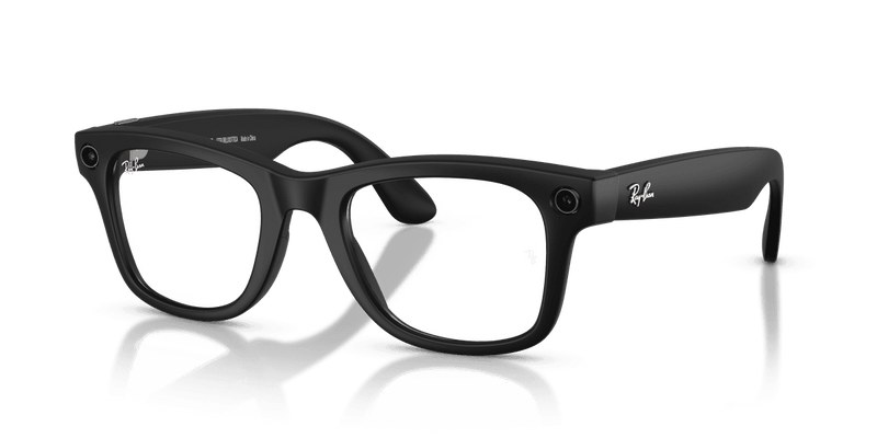 Ray-Ban Meta Wayfarer - Black / Clear/Grey (601S1Z)-variant-image