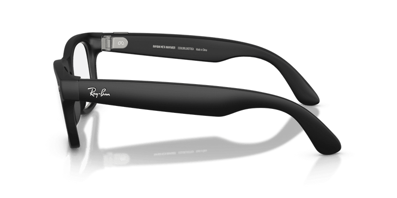 Ray-Ban Meta Wayfarer - Black / Clear/Grey (601S1Z)-variant-image