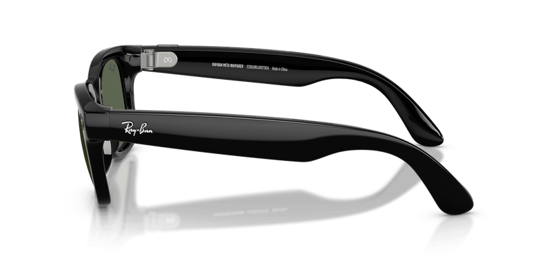 Ray-Ban Meta Wayfarer - Black / G-15 Green (601/71)-variant-image