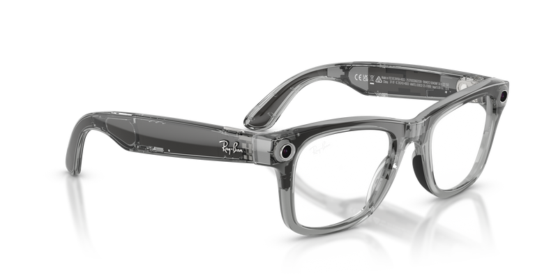 Ray-Ban Meta Wayfarer - Transparent Grey (6840MF)-variant-image