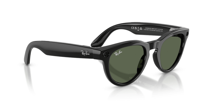 Ray-Ban Meta Headliner Low Bridge Fit (Gen 2) - Black / G-15 Green (601/71)-variant-image