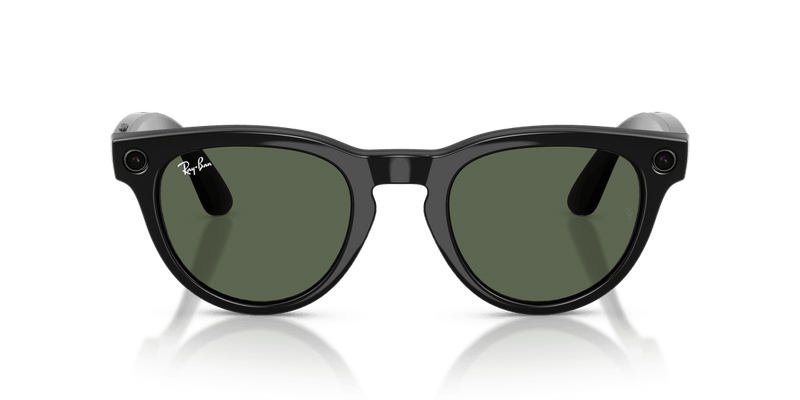 Ray-Ban Meta Headliner Low Bridge Fit (Gen 2) - Black / G-15 Green (601/71)-variant-image