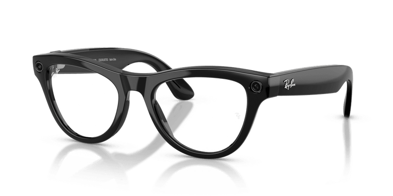 Ray-Ban Meta Skyler - Black / Clear/Graphite Green (601/1M)-variant-image
