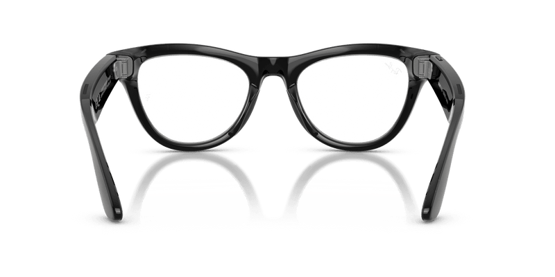 Ray-Ban Meta Skyler - Black / Clear/Graphite Green (601/1M)-variant-image