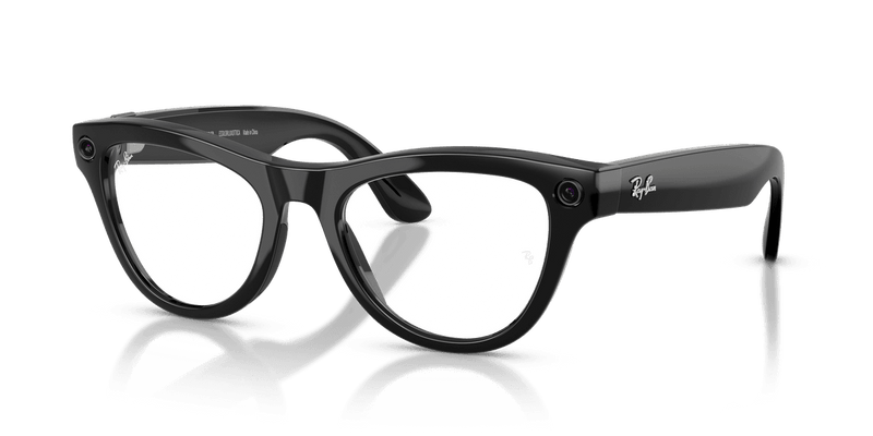 Ray-Ban Meta Skyler - Black / Clear/Amethyst (601/CH)-variant-image