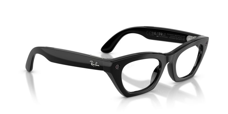 Ray-Ban Meta Zena (Gen 3) - Black / Clear (Blue-Violet Filter) (601_SB)-variant-image