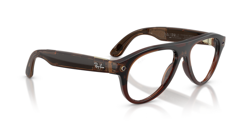 Ray-Ban Meta Aviator Optics (Gen 3) - Transparent Umber (8532)-variant-image