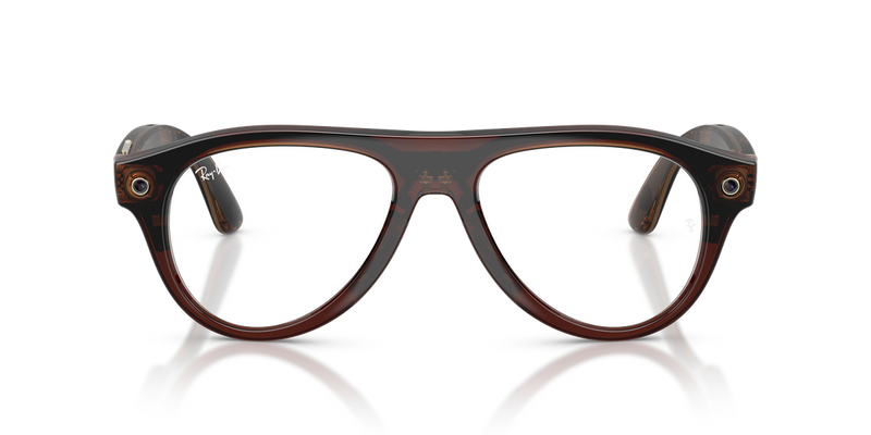 Ray-Ban Meta Aviator Optics (Gen 3) - Transparent Umber (8532)-variant-image