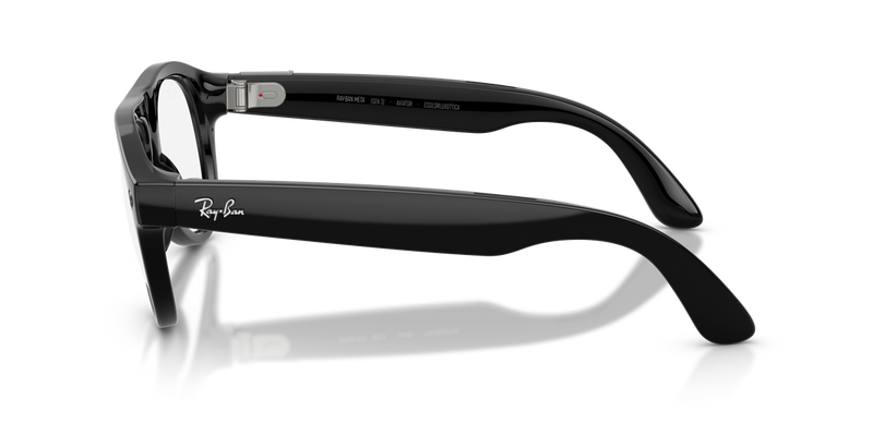 Ray-Ban Meta Aviator (Gen 3) - Black / Clear/Green (601_1M)-variant-image