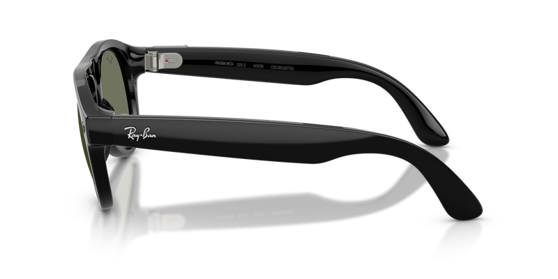 Ray-Ban Meta Aviator (Gen 3) - Black / Green Polarized (601_9A)-variant-image