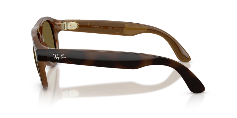 Ray-Ban Meta Aviator (Gen 3) - Havana / Dark Brown (690573)-variant-image