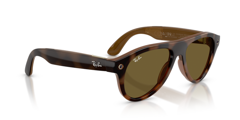 Ray-Ban Meta Aviator (Gen 3) - Havana / Dark Brown (690573)-variant-image