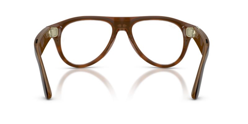 Ray-Ban Meta Aviator (Gen 3) - Havana / Clear/Brown (6905M4)-variant-image